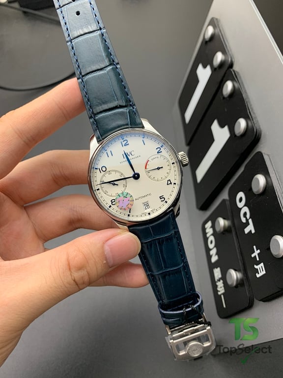 IWC Portugieser Automatic 7 Days Blue Strap - 2