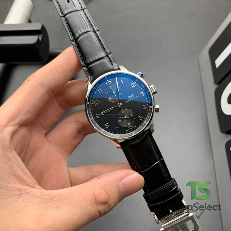 IWC Portugieser Chronograph Black Dial - 2