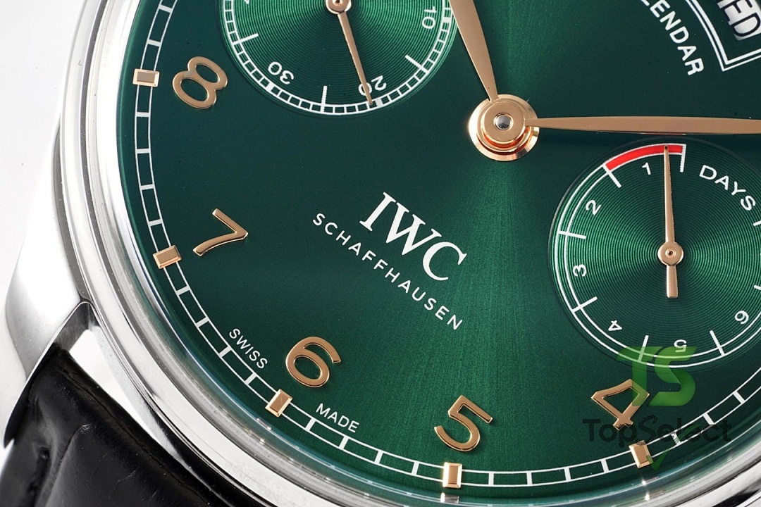 IWC Portugieser Annual Calendar Green Dial - 4