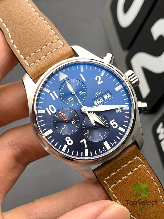 IWC Pilot's Watch Chronograph Le Petit Prince Blue Dial - 5