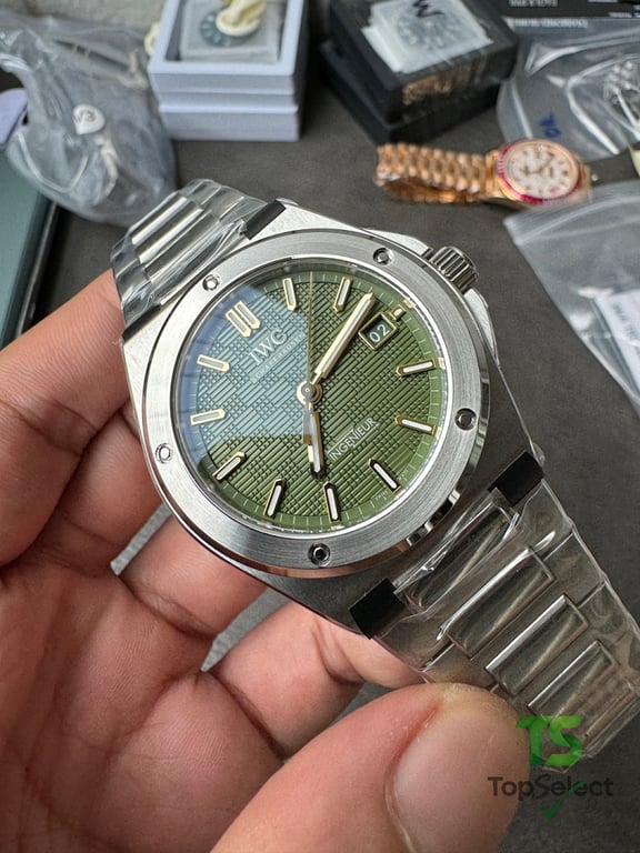 IWC Ingenieur Automatic 40 Green Dial - 7