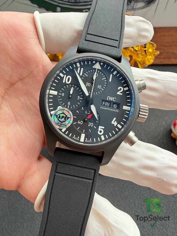 IWC Pilot's Watch Chronograph Ceramic Black - 8