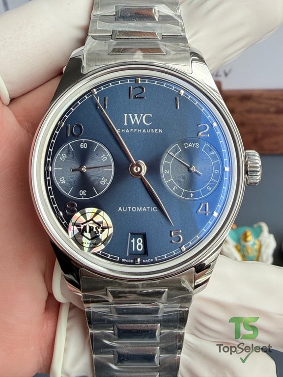 IWC Portugieser 7-Day Power Reserve Blue Dial - 13