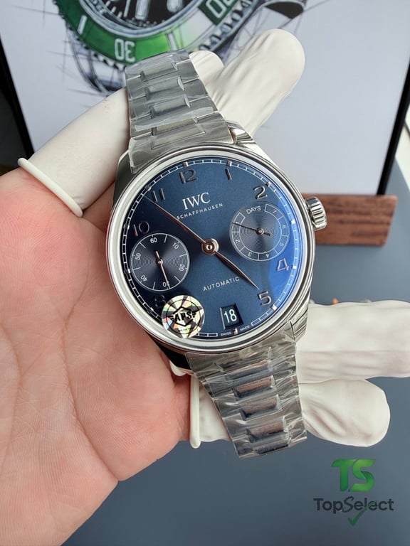 IWC Portugieser 7-Day Power Reserve Blue Dial - 14