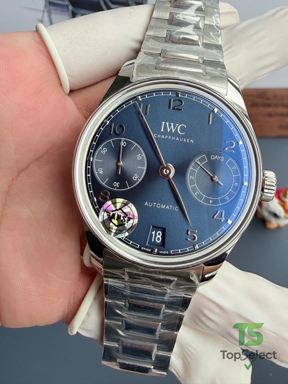 IWC Portugieser 7-Day Power Reserve Blue Dial - 16