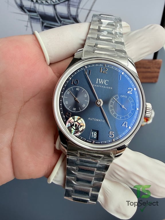 IWC Portugieser 7-Day Power Reserve Blue Dial - 17