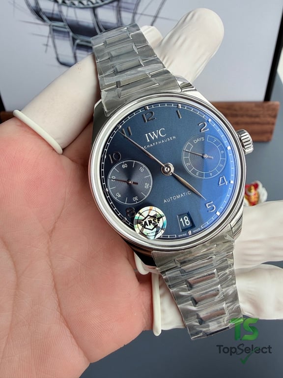 IWC Portugieser 7-Day Power Reserve Blue Dial - 18