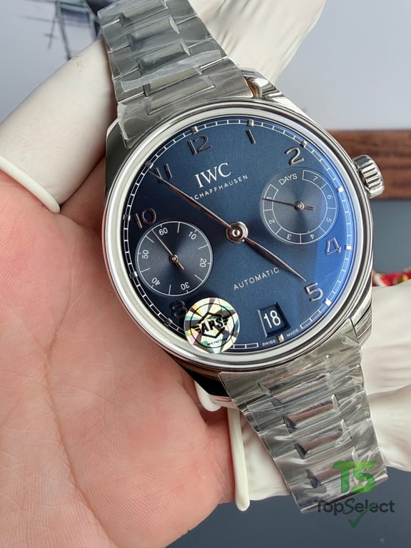 IWC Portugieser 7-Day Power Reserve Blue Dial - 7