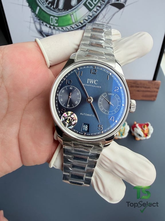 IWC Portugieser 7-Day Power Reserve Blue Dial - 8