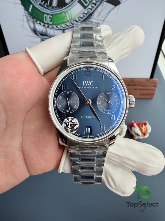 IWC Portugieser 7-Day Power Reserve Blue Dial - 9