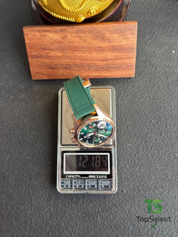 IWC Pilot's Watch Chronograph Green Dial - 13