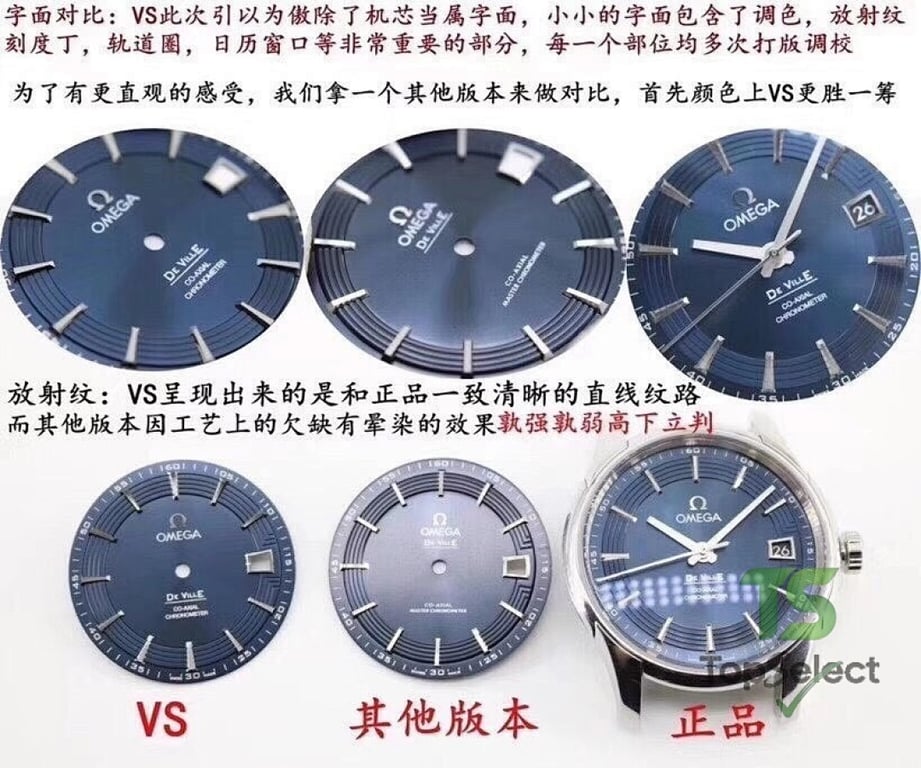 Omega De Ville Hour Vision Blue Dial - 5
