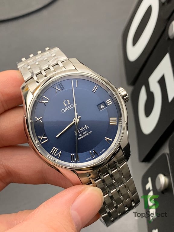 Omega De Ville Co-Axial Chronometer Blue Dial - 6