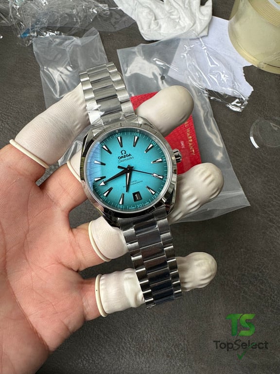 Omega Seamaster Aqua Terra 41mm Turquoise Dial - 11