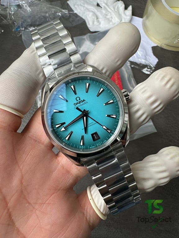 Omega Seamaster Aqua Terra 41mm Turquoise Dial - 12