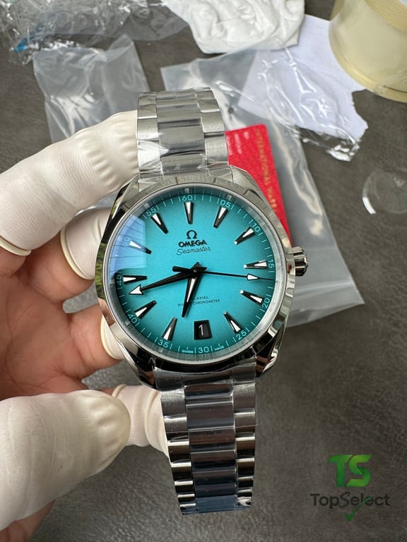 Omega Seamaster Aqua Terra 41mm Turquoise Dial - 13