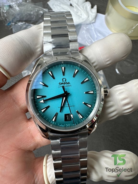 Omega Seamaster Aqua Terra 41mm Turquoise Dial - 7