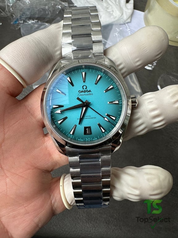 Omega Seamaster Aqua Terra 41mm Turquoise Dial - 8