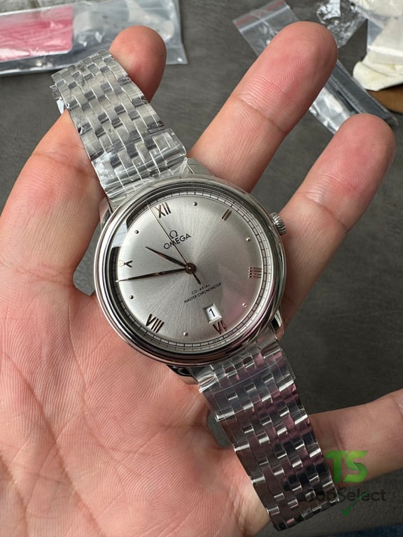 Omega De Ville Prestige 41mm Silver Dial - 7