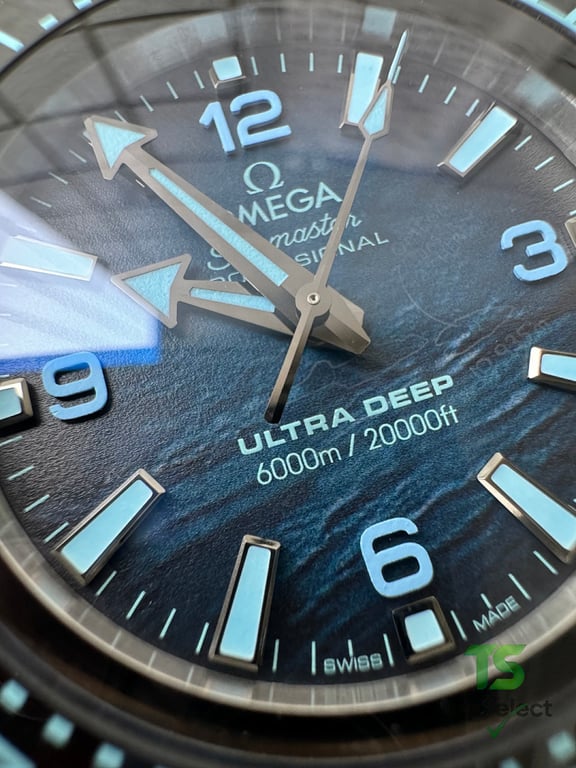 Omega Seamaster Planet Ocean Ultra Deep Blue Dial - 14