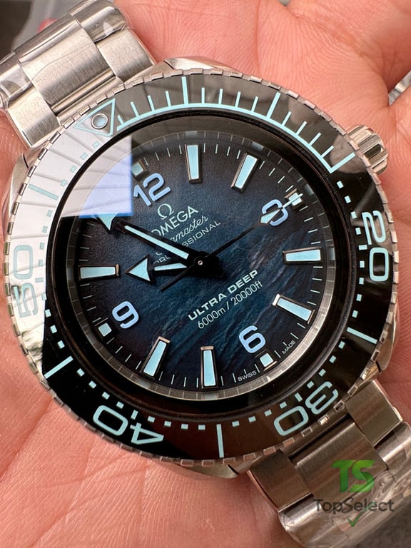 Omega Seamaster Planet Ocean Ultra Deep Blue Dial - 6
