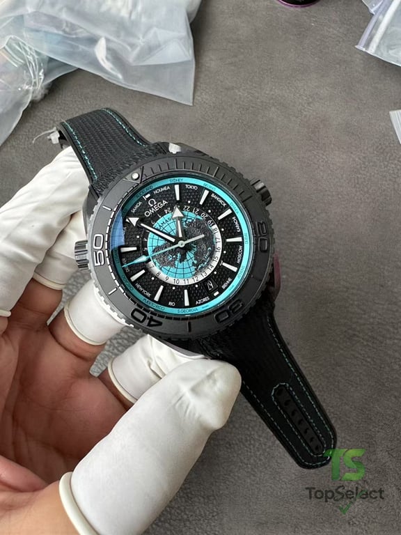 Omega Seamaster Aqua Terra Worldtimer Black Ceramic - 5