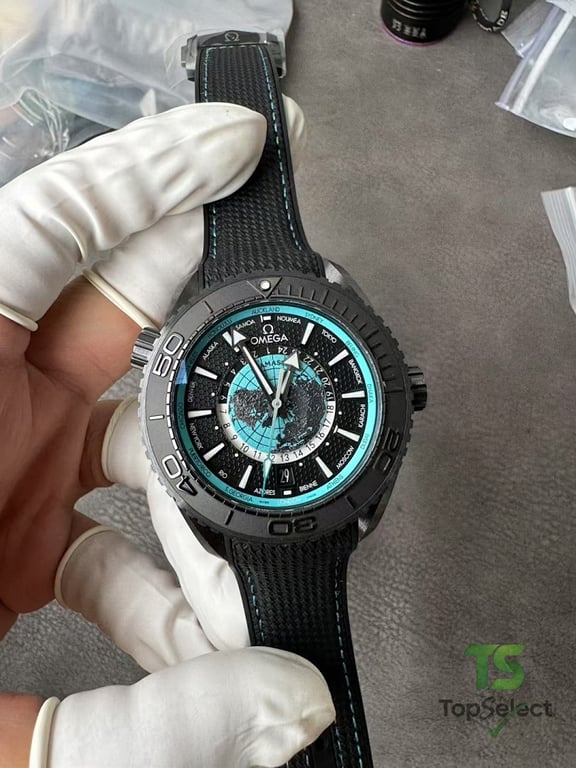 Omega Seamaster Aqua Terra Worldtimer Black Ceramic - 6