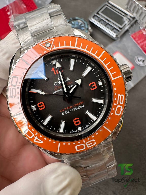 Omega Seamaster Planet Ocean Ultra Deep Orange Bezel - 11