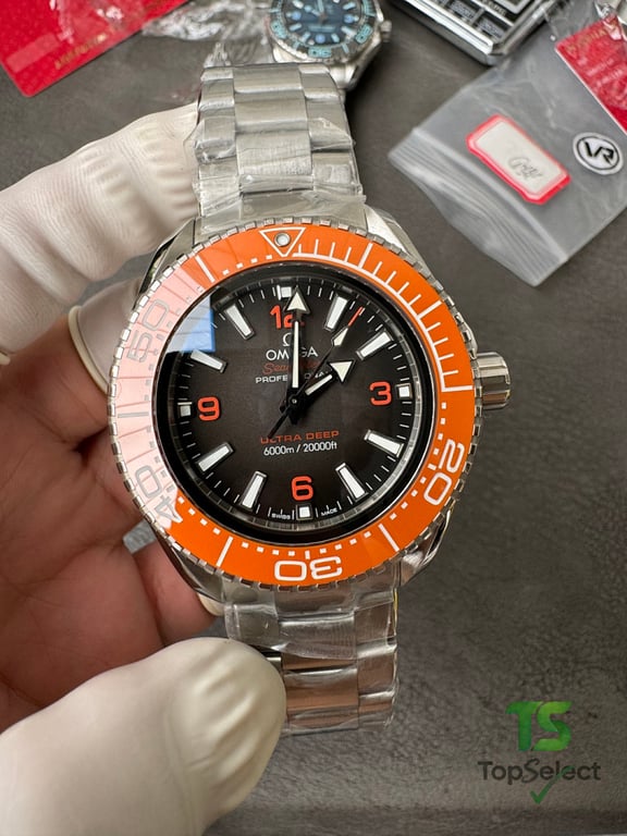 Omega Seamaster Planet Ocean Ultra Deep Orange Bezel - 9