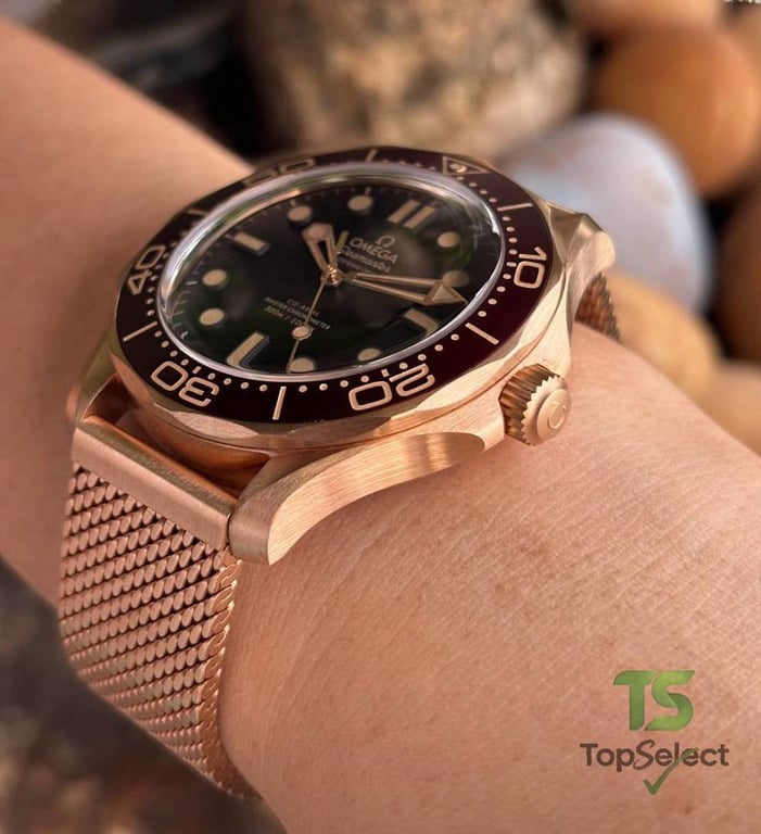 Omega Seamaster Diver 300M Bronze Gold - 7