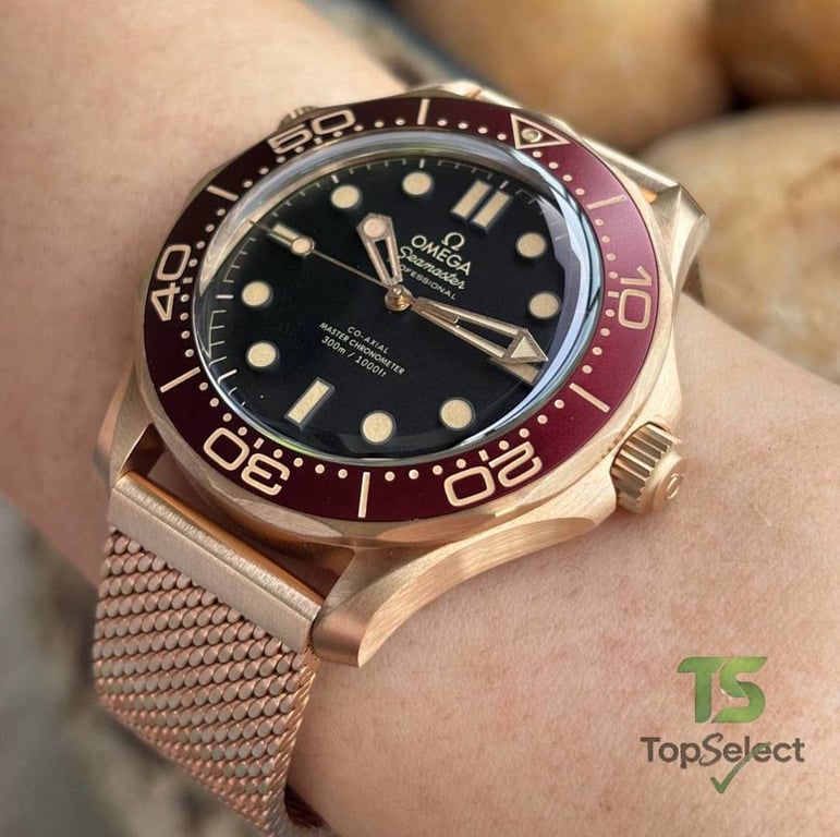 Omega Seamaster Diver 300M Bronze Gold - 9