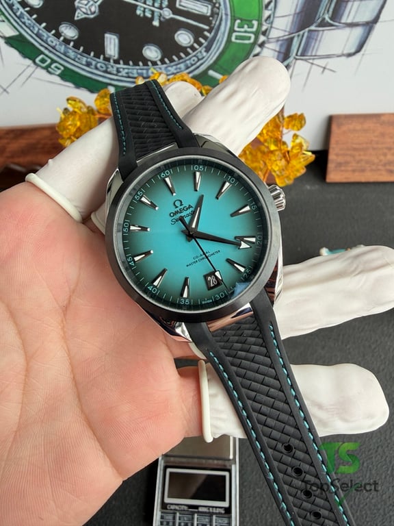 Omega Seamaster Aqua Terra 150m Turquoise Dial - 11