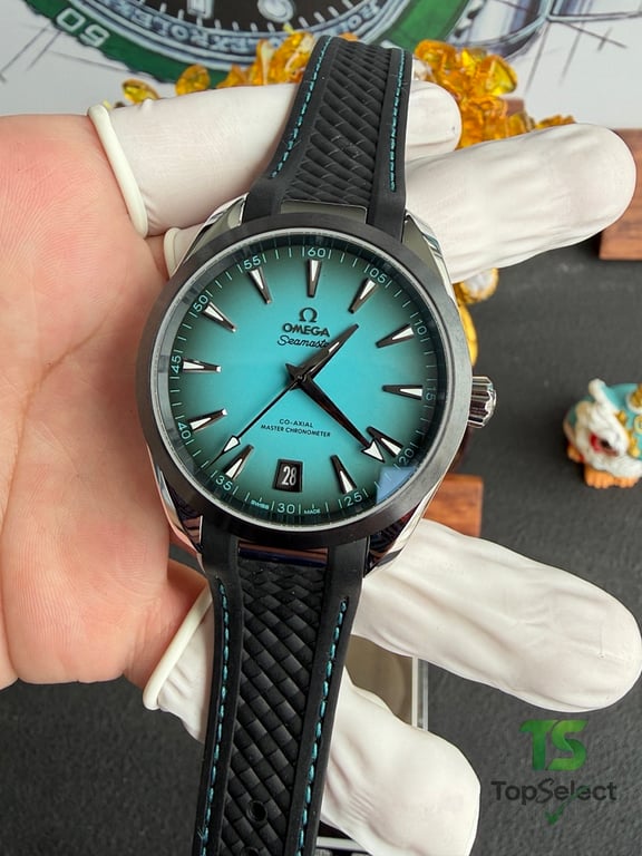 Omega Seamaster Aqua Terra 150m Turquoise Dial - 12