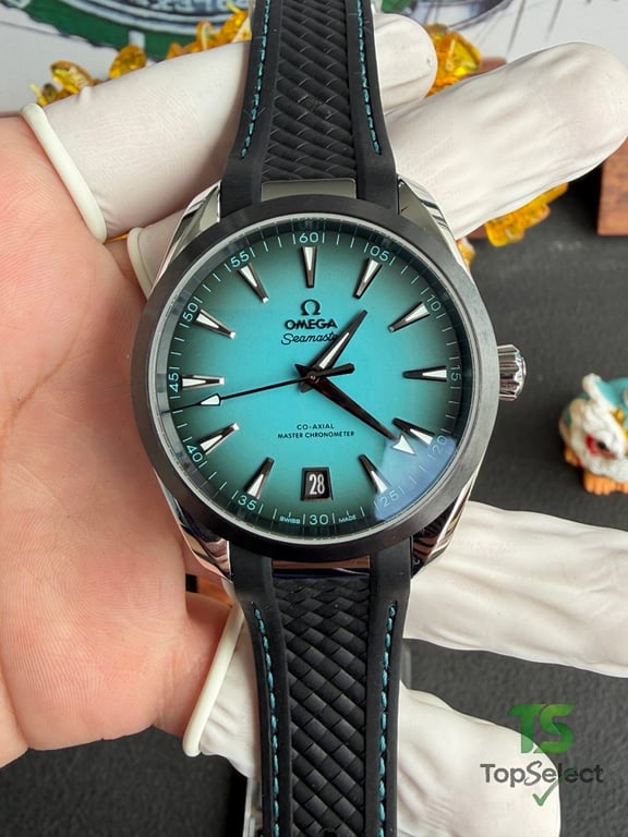 Omega Seamaster Aqua Terra 150m Turquoise Dial - 8