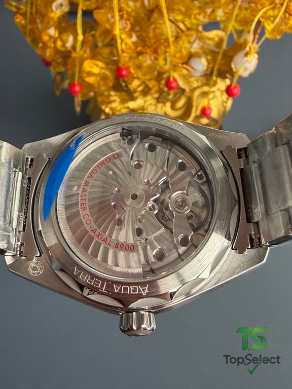 Omega Seamaster Aqua Terra White Dial Orange Hand - 12