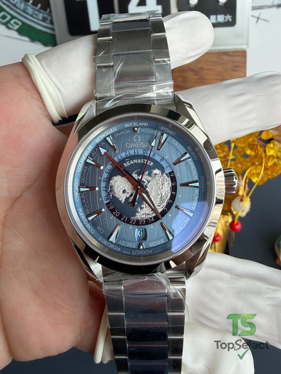 Omega Seamaster Aqua Terra Worldtimer Summer Blue - 3