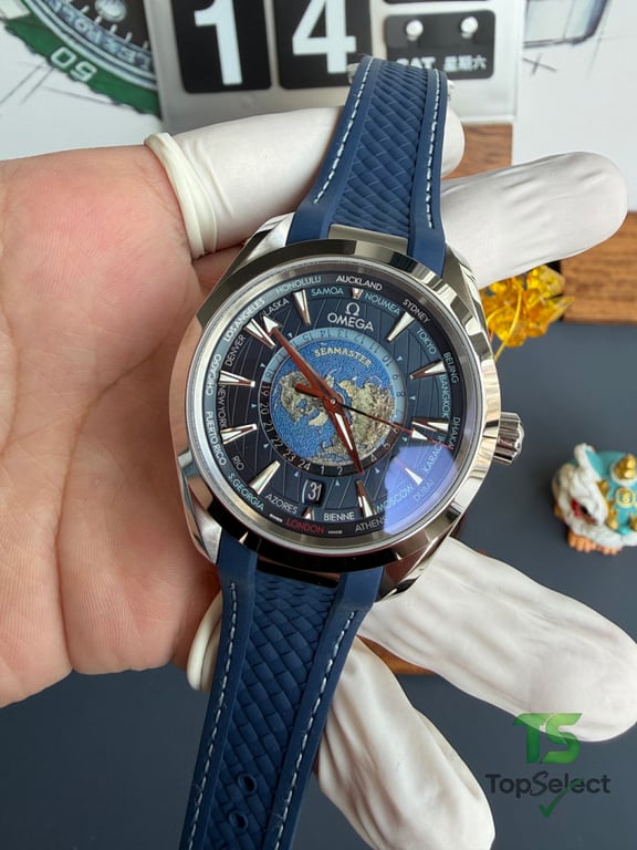 Omega Seamaster Aqua Terra Worldtimer Blue - 2