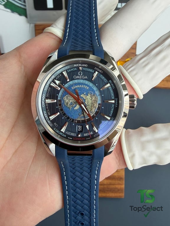 Omega Seamaster Aqua Terra Worldtimer Blue - 3