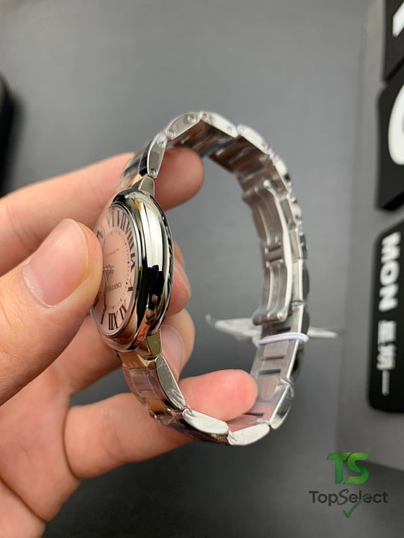 Cartier Ballon Bleu 33mm Two-Tone Pink Dial - 3