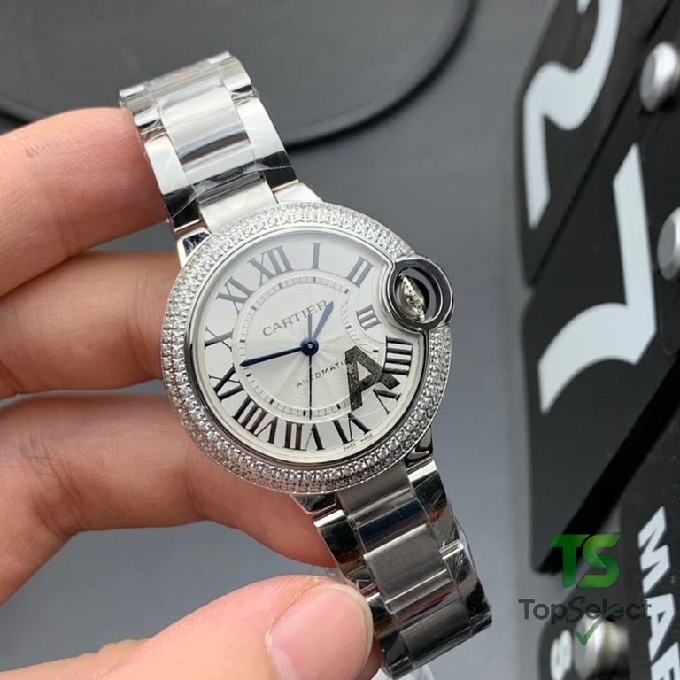 Cartier Ballon Bleu de Cartier Steel Diamond Bezel - 2