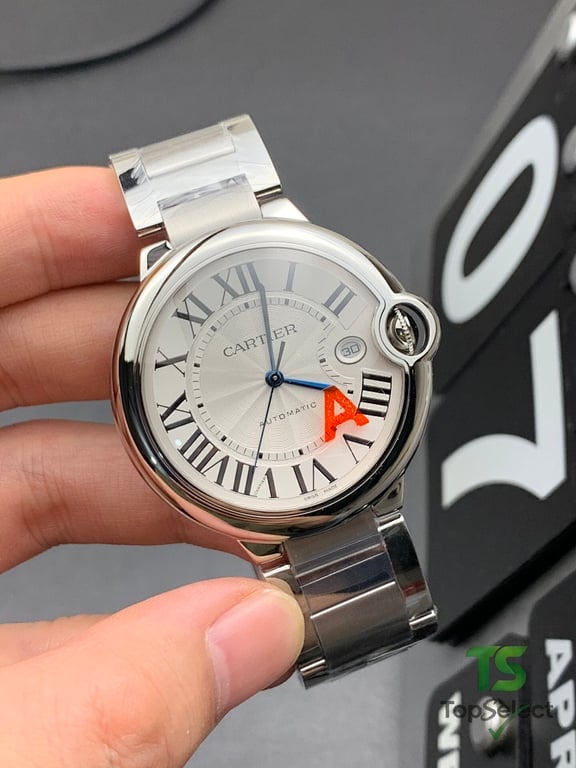 Cartier Ballon Bleu Silver Steel Watch - 2