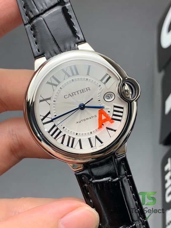 Cartier Ballon Bleu Automatic 42mm Black Leather - 5