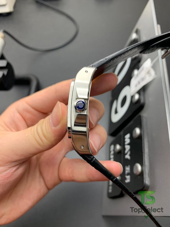 Cartier Santos 100 Automatic Leather Strap - 2