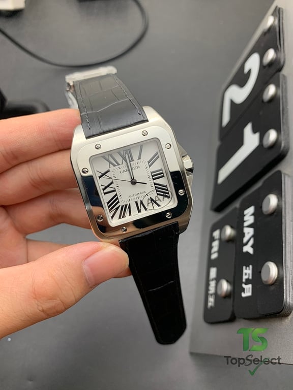 Cartier Santos 100 Automatic Watch - 6