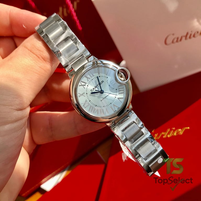 Cartier Ballon Bleu 33mm Ice Blue Dial W6920071 - 4