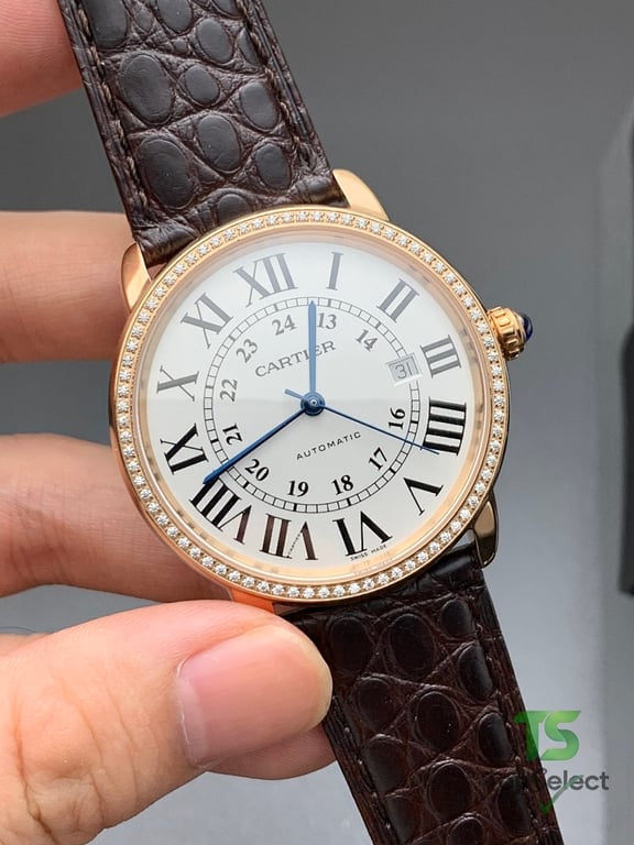 Cartier Ronde Solo Rose Gold Diamond Bezel - 2