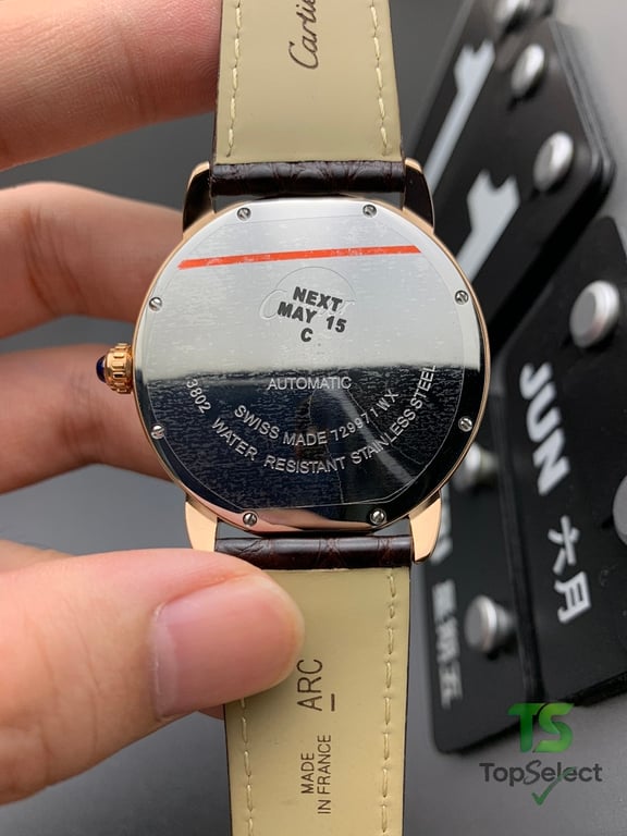 Cartier Ronde Solo Rose Gold Diamond Bezel - 4