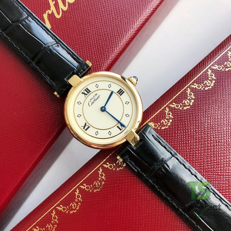 Cartier Must de Cartier Vendome Gold Black - 7