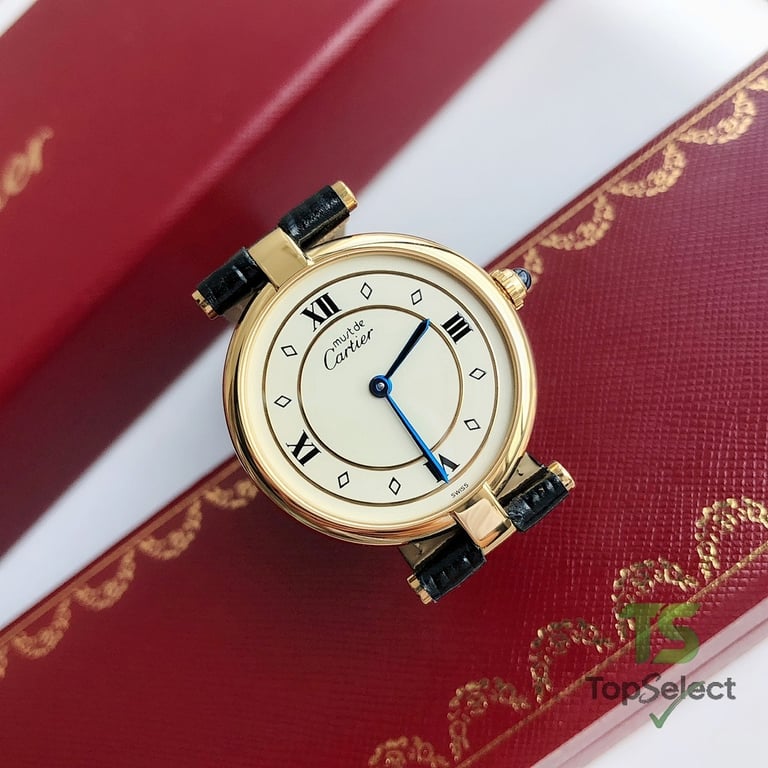 Cartier Must de Cartier Vendome Gold Black - 9