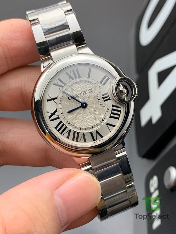 Cartier Ballon Bleu 33mm Silver - 4